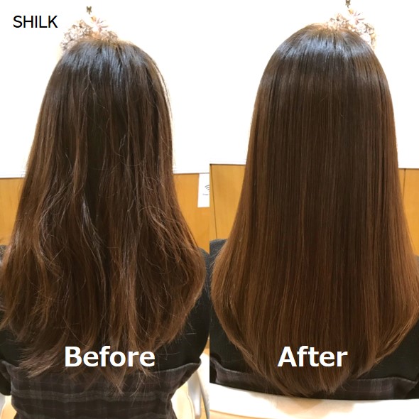 髪質改善に特化した美容室 髪質改善サロン Shilk 名古屋店 Shilkは髪質改善 縮毛矯正に特化した美容室 Cmのようなツヤ髪を